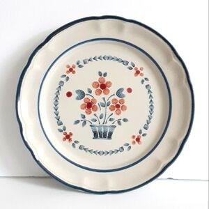 4 Cumberland Stoneware Brambleberry Japan Salad Plate Appetizers Cottage Country